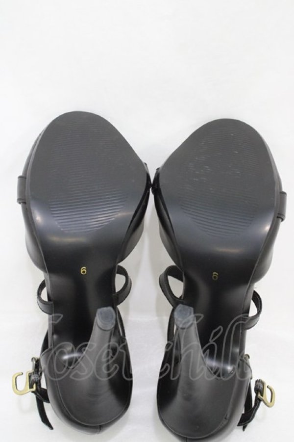 画像3: HYSTERIC GLAMOUR / リボンストラップパンプス 6(23.5cm) ブラック H-26-02-23-1004-PU-SH-KB-ZH (3)
