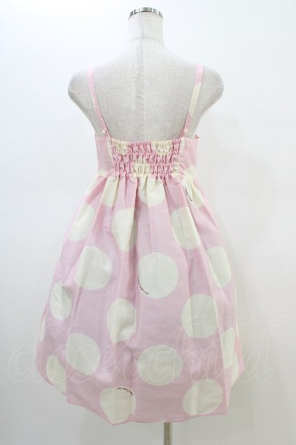 画像2: Emily Temple cute / BIGドットキャミソールワンピース  ピンク H-26-02-23-1051-ET-OP-KB-ZH (2)