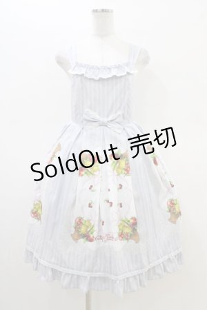 画像: Emily Temple cute / Fruitバスケットノースリーブワンピース  サックス H-26-02-23-1052-ET-OP-KB-ZH