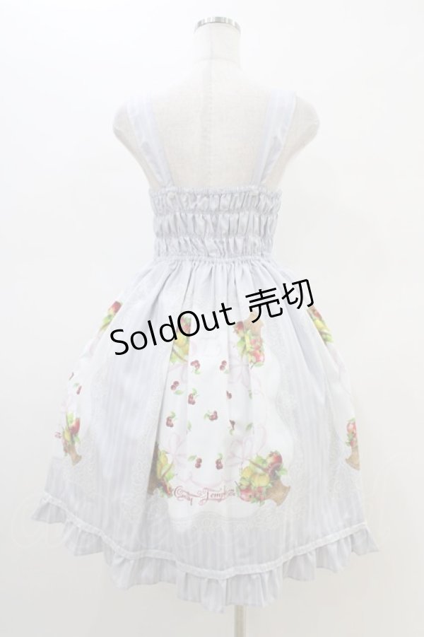 画像2: Emily Temple cute / Fruitバスケットノースリーブワンピース  サックス H-26-02-23-1052-ET-OP-KB-ZH (2)