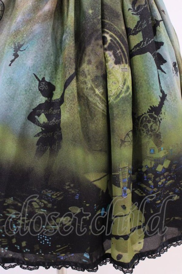 画像3: ALICE and the PIRATES / The Ticking Clock 星屑の歯車とどこにもない国 スカート  ブラック H-26-02-23-1053-PA-SK-KB-ZH (3)