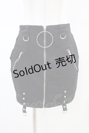 画像: KILL STAR / Ximena Mini Skirt XS ブラック H-26-02-23-1055-SL-SK-KB-ZH