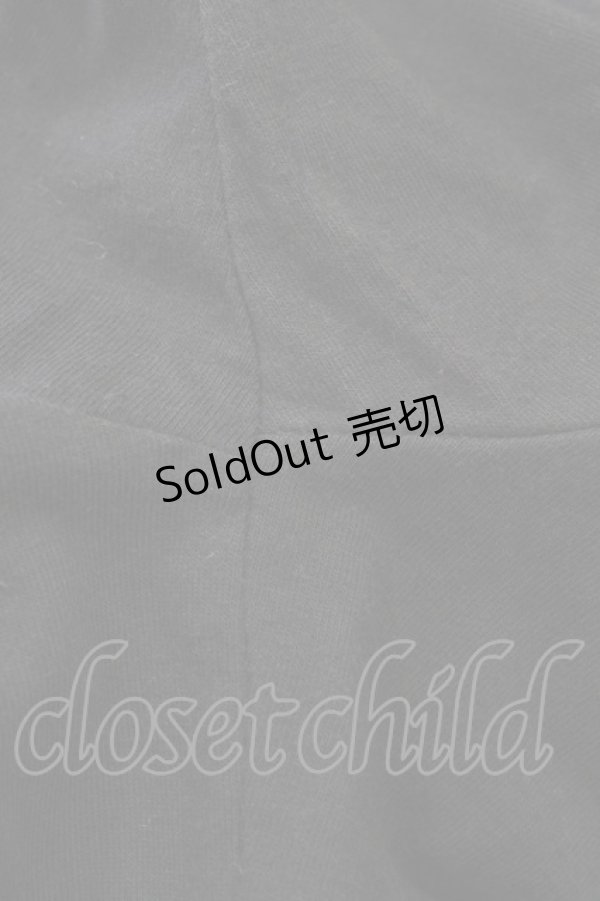 画像3: h.Jelly HONEY / レースアッププリントカットソー  黒×ピンク H-26-02-23-1057-HN-TO-AK-ZH (3)