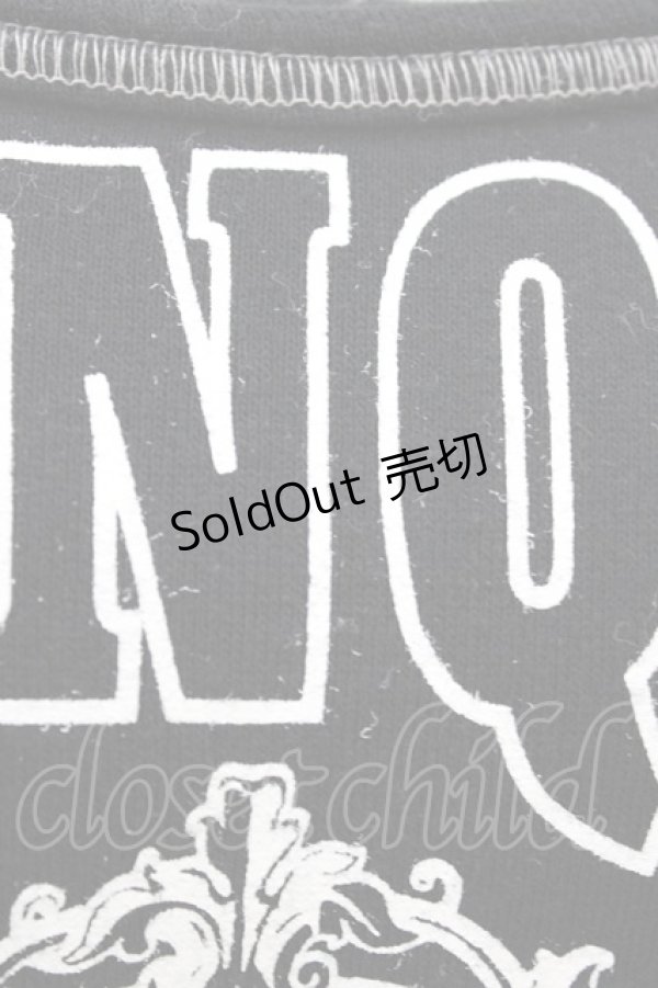 画像3: ALGONQUINS / レイヤード風プリントカットソー F 黒×白 H-26-02-23-1058-AL-TO-AK-ZH (3)