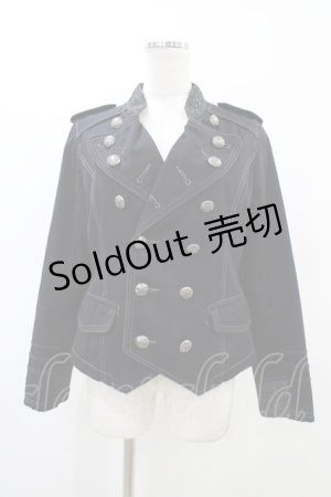 画像: ALGONQUINS / ダブルボタンジャケット F 黒 H-26-02-23-1060-AL-JA-AK-ZH