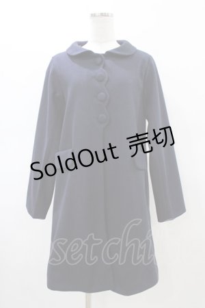 画像: Fi.n.t / スカラップコート  ネイビー H-26-02-23-1062-CA-CO-KB-ZH