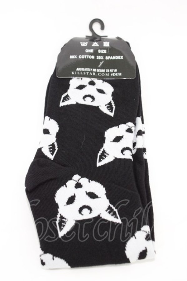 画像2: KILL STAR / ハイソックス  ブラック H-26-02-23-1010-SL-ZA-KB-ZH (2)