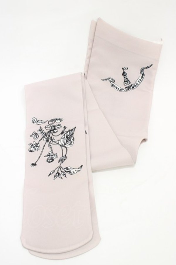 画像1: ネバアランド / 葉っぱの妖精タイツ  灰 H-26-02-23-1018-LO-ZA-KB-ZH (1)