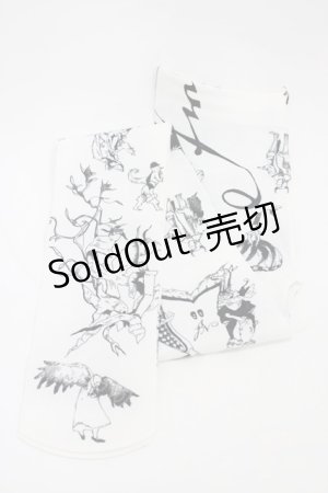 画像: ネバアランド / 100人の友達タイツ  白×黒 H-26-02-23-1019-LO-ZA-KB-ZH