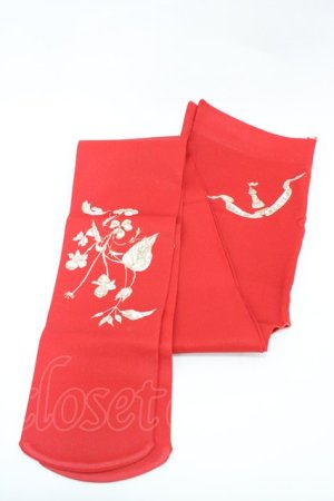 画像: ネバアランド / 葉っぱの妖精タイツ  赤 H-26-02-23-1021-LO-ZA-KB-ZH