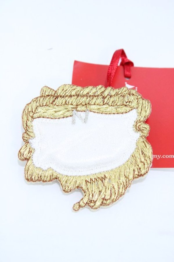 画像1: ネバアランド / 彗星の名札ブローチ  金×白 H-26-02-23-1026-LO-ZA-KB-ZH (1)