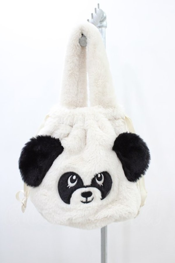 画像1: Candy Stripper / PEPE FUR HAND BAG  アイボリー H-26-02-23-1033-PU-BG-AK-ZH (1)