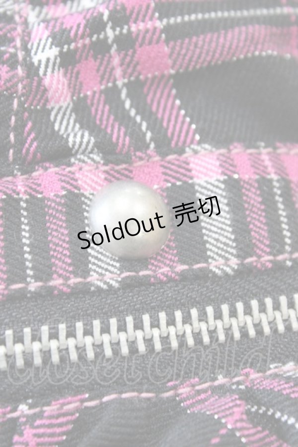 画像4: ALGONQUINS / サロペットバルーンパンツ F ピンク×黒 H-26-02-23-1034-AL-PA-AK-ZH (4)