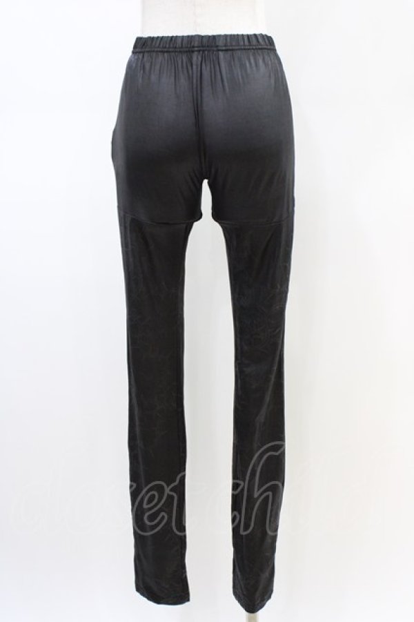 画像2: NAOTO SEVEN / プリント切替レギンス  ブラック H-26-02-23-1035-HN-PA-KB-ZH (2)