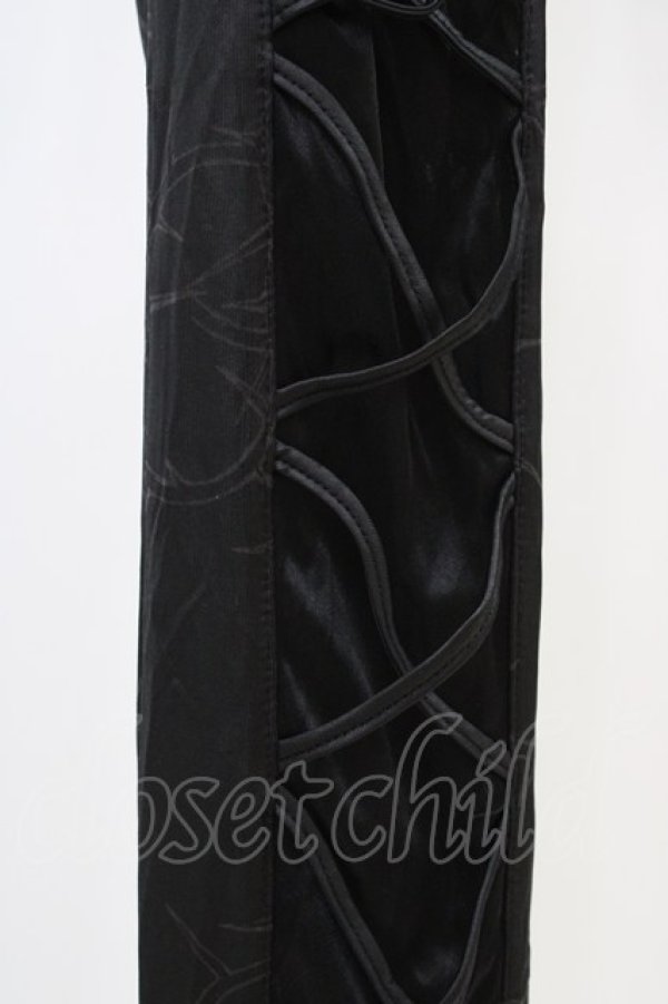 画像3: NAOTO SEVEN / プリント切替レギンス  ブラック H-26-02-23-1035-HN-PA-KB-ZH (3)