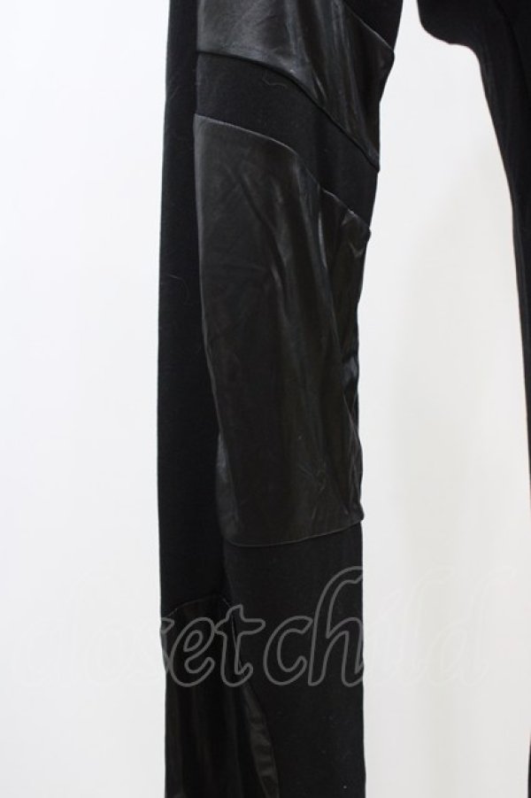 画像3: HYSTERIC GLAMOUR / 異素材切替レギンス  ブラック H-26-02-23-1036-PU-PA-KB-ZH (3)