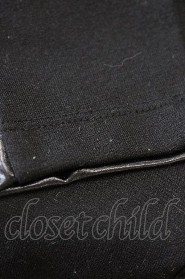 画像4: HYSTERIC GLAMOUR / 異素材切替レギンス  ブラック H-26-02-23-1036-PU-PA-KB-ZH (4)