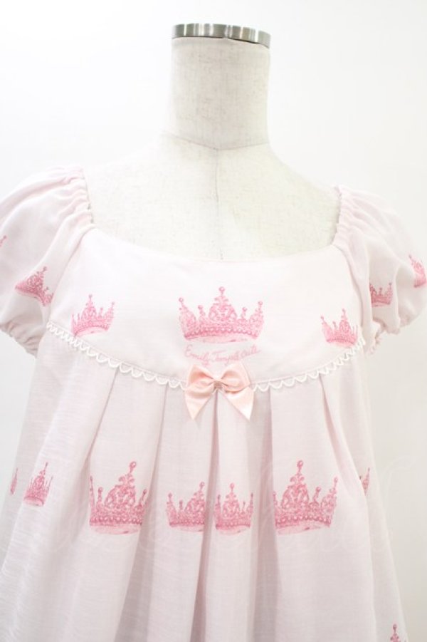 画像4: Emily Temple cute / Crown BUNNYワンピース  ピンク H-26-02-23-1038-ET-OP-KB-ZH (4)