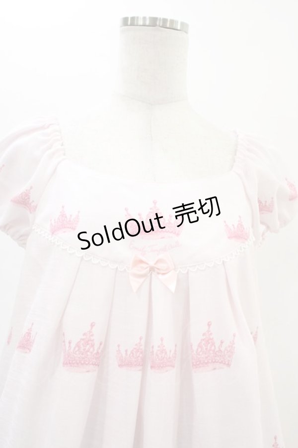 画像4: Emily Temple cute / Crown BUNNYワンピース  ピンク H-26-02-23-1038-ET-OP-KB-ZH (4)