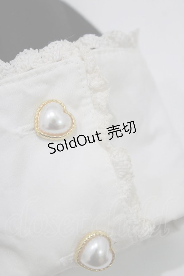 画像4: Angelic Pretty / ピンタックハートボタン切替カットソー Free ブラック H-26-02-23-056-AP-TO-NS-ZH (4)