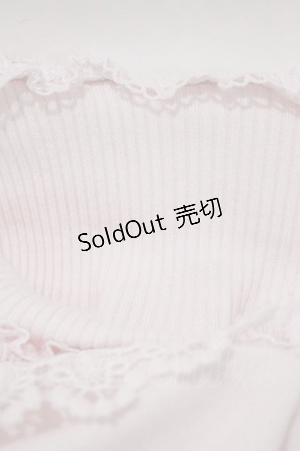 画像5: axes femme kawaii / レーシーフリルニットプル M ピンク H-26-02-23-059-AX-TO-NS-ZH (5)