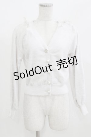 画像: LODISPOTTO / レースアップカーディガン M ホワイト H-26-02-23-060-LO-TO-NS-ZH