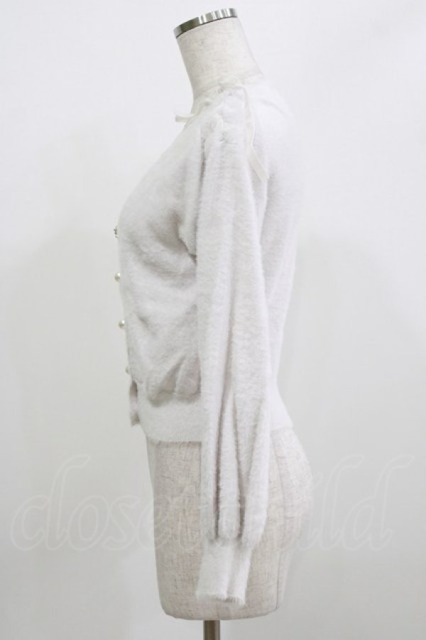 画像2: LODISPOTTO / レースアップカーディガン M ホワイト H-26-02-23-060-LO-TO-NS-ZH (2)