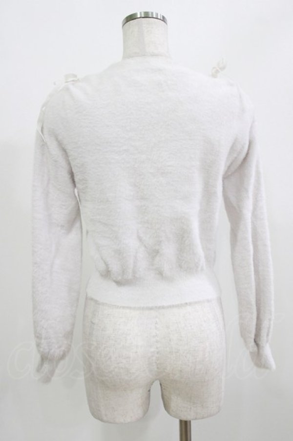 画像3: LODISPOTTO / レースアップカーディガン M ホワイト H-26-02-23-060-LO-TO-NS-ZH (3)