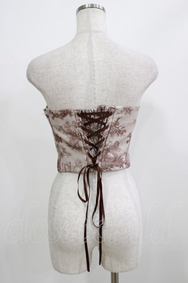 画像3: an another angelus / トワル柄ビスチェ Free BEIGE H-26-02-23-061-CA-TO-NS-ZH (3)