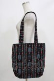 画像1: metamorphose / 薔薇の聖堂 トートBAG  ランプブラック(Lamp Black) H-26-02-23-063-ME-BG-NS-ZH (1)