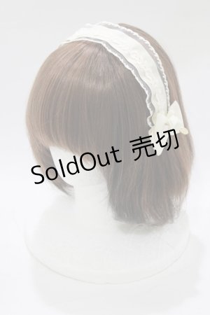 画像: m petit by misako / AM*NIヘッドドレスA  生成り H-26-02-23-070-LO-AC-NS-ZH