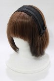 画像1: m petit by misako / TT*AMヘッドドレス  ブラック H-26-02-23-071-LO-AC-NS-ZH (1)