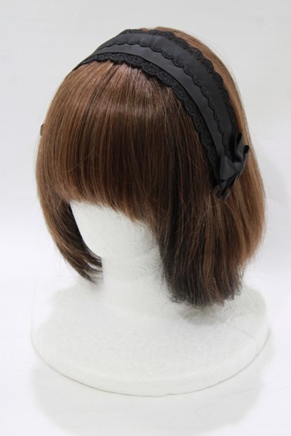 画像1: m petit by misako / TT*AMヘッドドレス  ブラック H-26-02-23-071-LO-AC-NS-ZH (1)