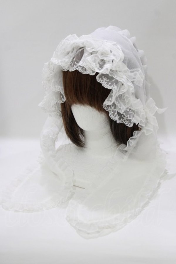 画像1: Hoshibako Works / サマーアリス ソフトボンネット  オフ H-26-02-23-076-LO-AC-NS-ZH (1)