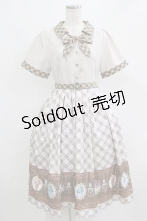 画像: axes femme POETIQUE / レトロアイスクリームワンピース M モカ H-26-02-23-010-AX-OP-NS-ZH