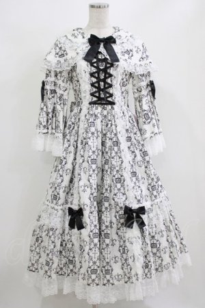 画像: metamorphose / クラウンクロスケープ付ロングドレス サイズ1 オフ H-26-02-23-011-ME-OP-NS-ZH