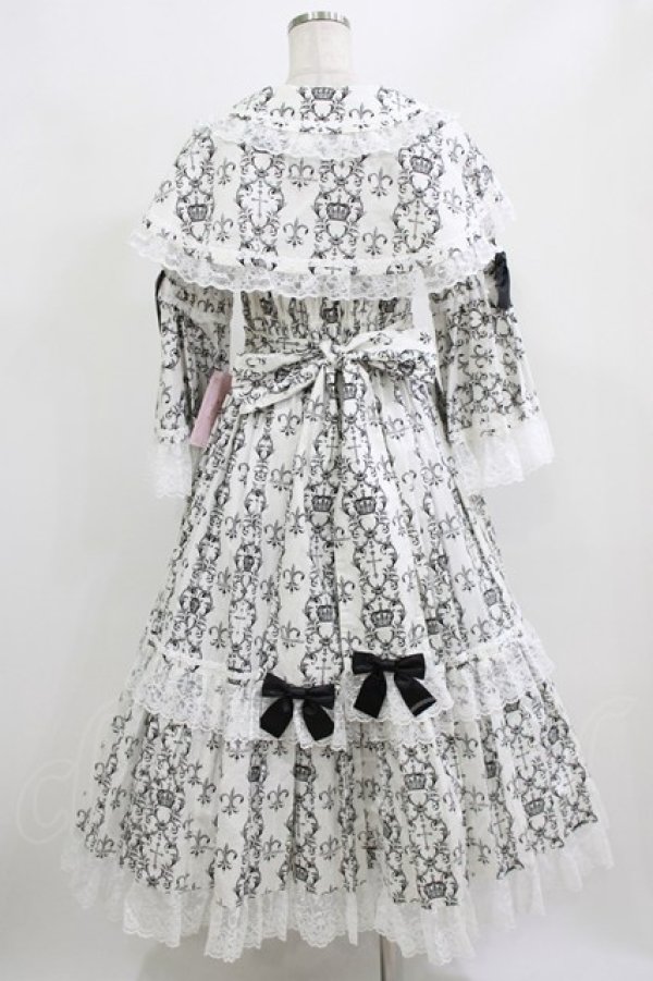 画像3: metamorphose / クラウンクロスケープ付ロングドレス サイズ1 オフ H-26-02-23-011-ME-OP-NS-ZH (3)