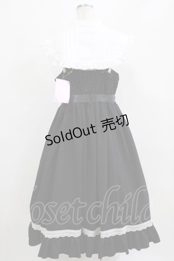 画像3: metamorphose / 【プラスサイズ】Priere〜星に祈りを〜ミディアムジャンパースカート プラスサイズ ブラック H-26-02-23-012-ME-OP-NS-ZH (3)