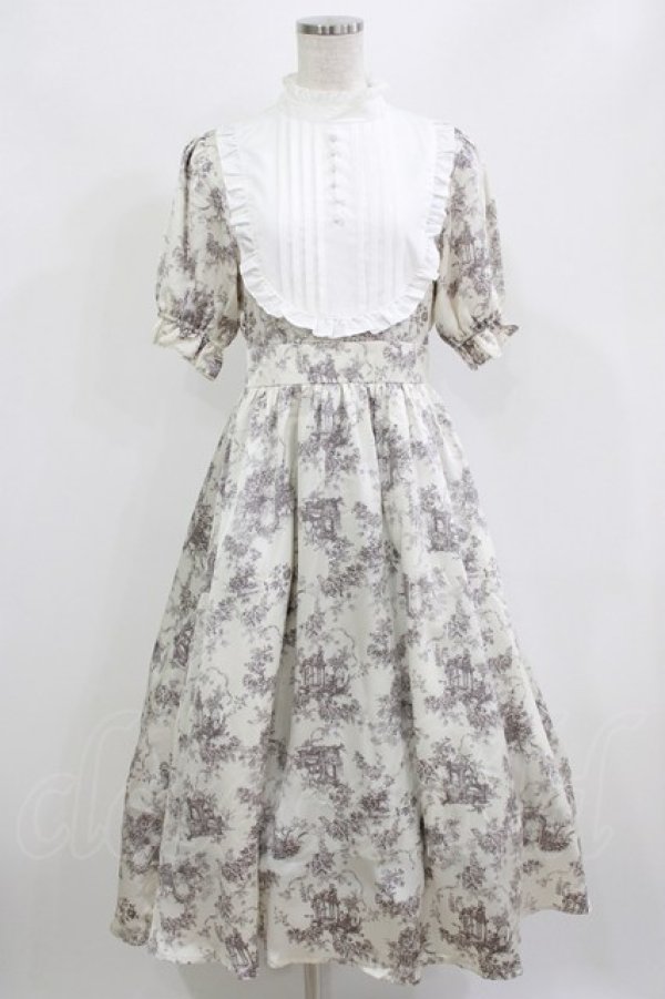 画像1: m petit by misako / トワルドジュイワンピース S オフ H-26-02-23-015-LO-OP-NS-ZH (1)