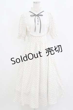 画像: m petit by misako / ナシジミズタマキリカエワンピース S オフ H-26-02-23-017-LO-OP-NS-ZH