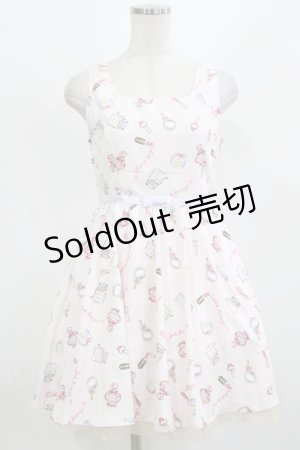 画像: Ank Rouge / コスメプリントワンピース M ピンク H-26-02-23-021-CA-OP-NS-ZH