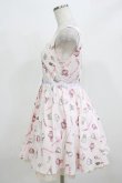 画像2: Ank Rouge / コスメプリントワンピース M ピンク H-26-02-23-021-CA-OP-NS-ZH (2)