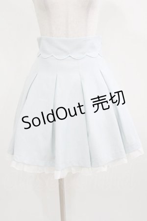 画像: Amavel / スカラップスカート Free サックス H-26-02-23-022-CA-SK-NS-ZH