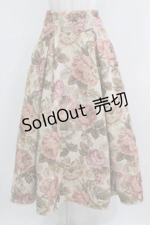 画像: Kurumi Collaboration / TT*KRゴブランロングスカート L ベージュ H-26-02-24-025-GO-SK-NS-ZH