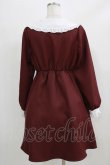 画像3: Amavel / リボン付きワンピース Free ボルドー H-26-02-24-027-CA-OP-NS-ZH (3)