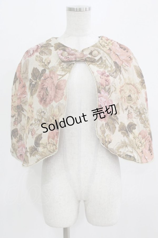 画像1: Kurumi Collaboration / TT*KRゴブランケープ L ベージュ H-26-02-24-032-GO-TO-NS-ZH (1)