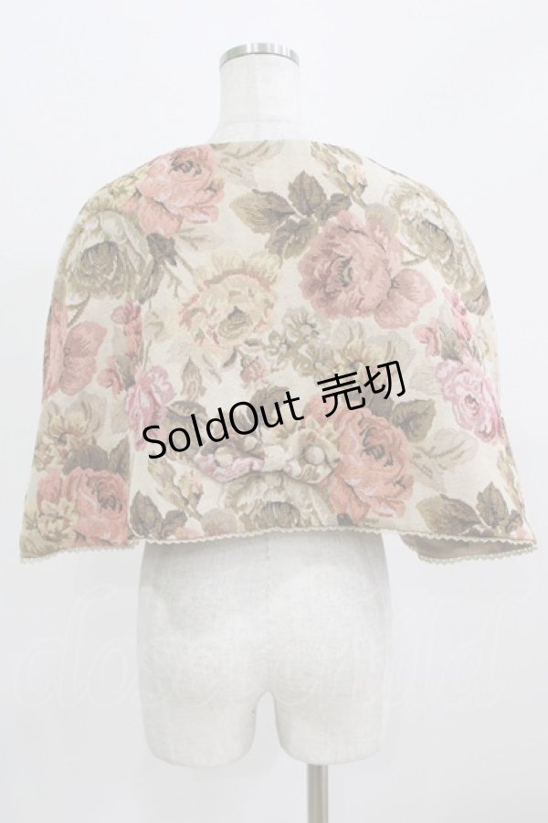 画像3: Kurumi Collaboration / TT*KRゴブランケープ L ベージュ H-26-02-24-032-GO-TO-NS-ZH (3)