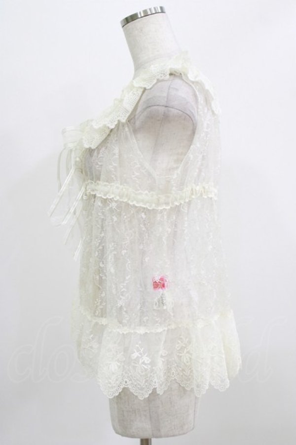 画像2: BABY,THE STARS SHINE BRIGHT / Be My Valentine レースジレ Free 生成り H-26-02-24-033-BA-TO-NS-ZH (2)