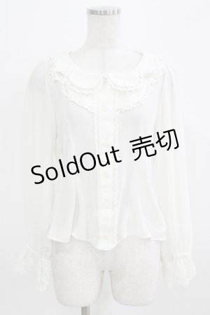 画像: ALICE and the PIRATES / リトルローズブラウス Free 生成り H-26-02-24-035-PA-BL-NS-ZH