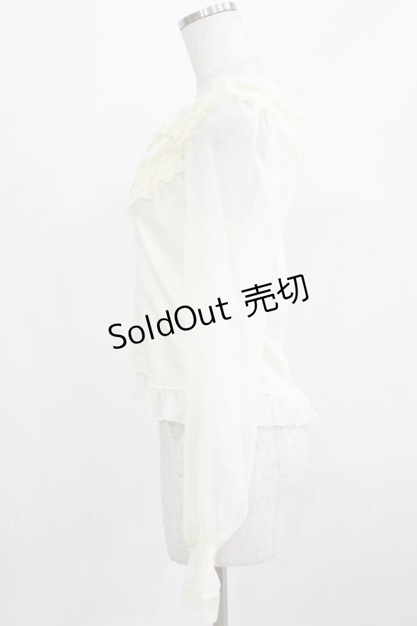 画像2: BABY,THE STARS SHINE BRIGHT / シフォンヨークプルオーバー Free 生成り H-26-02-24-037-BA-TO-NS-ZH (2)